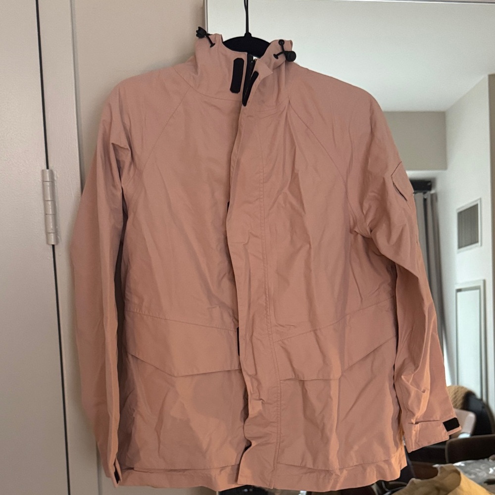 Men's TopMan Pink Rain Jacket
